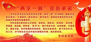 “两学一做”党员承诺图片