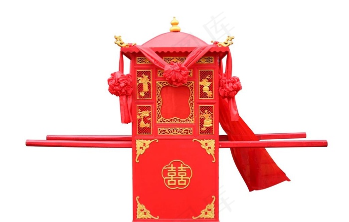 中国传统大花轿图片