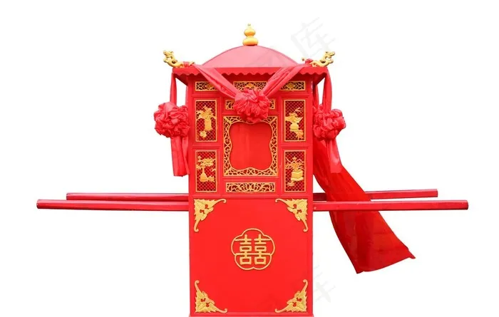 中国传统大花轿图片