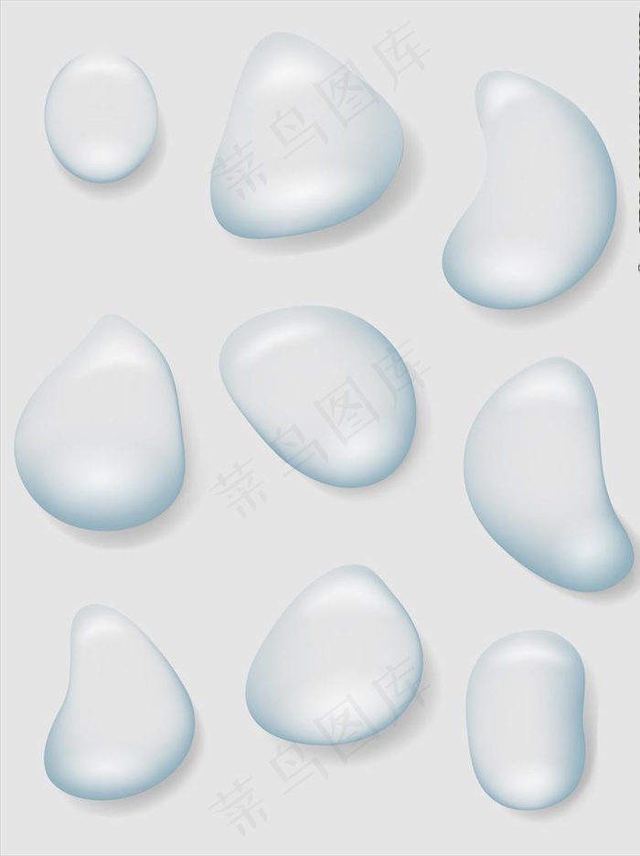 水珠图片ai矢量模版下载