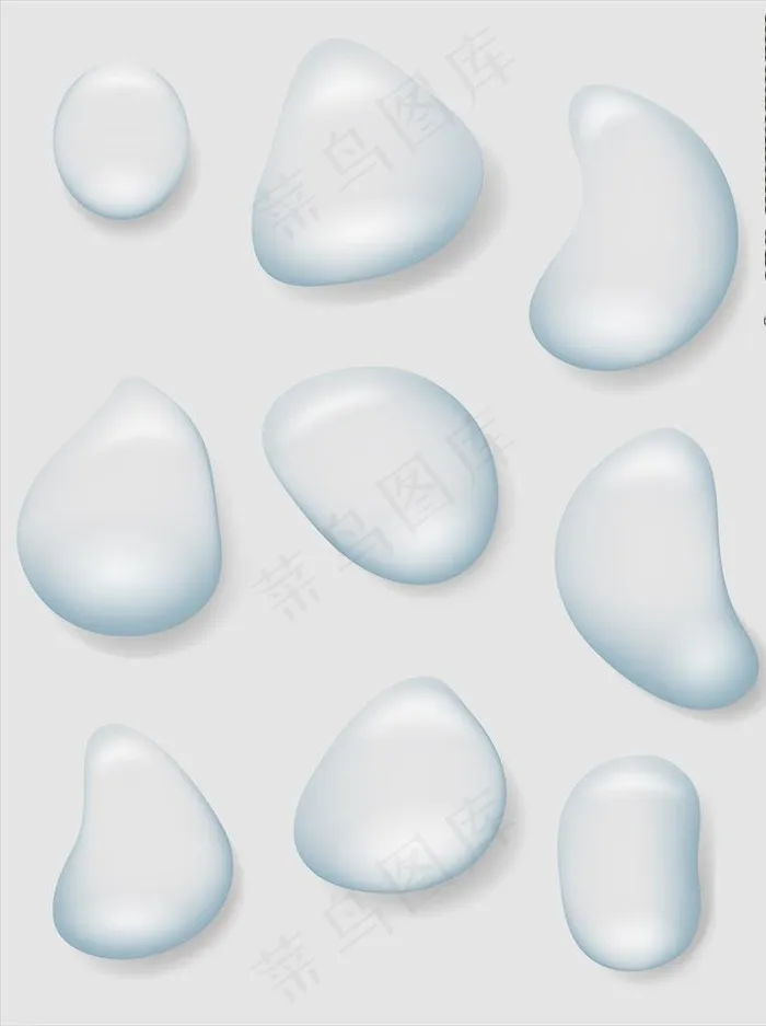 水珠图片ai矢量模版下载