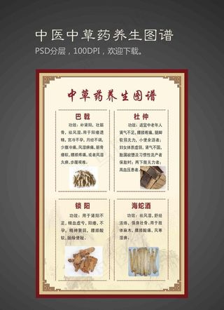 中医中草药养生图谱图片