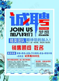 招聘海报图片