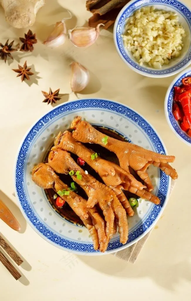 卤鸡爪图片