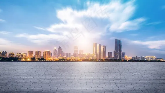 地面与城市背景图片 地面与城市背景图片