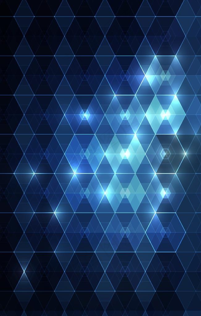 蓝色科技图片ai矢量模版下载