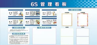 6S管理看板图片