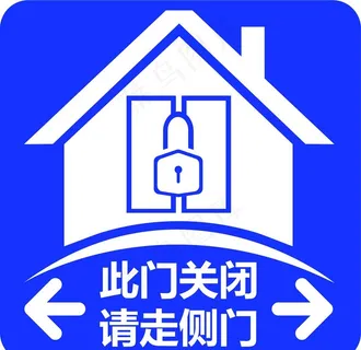 此门关闭 请走侧门图片 此门关闭 请走侧门图片