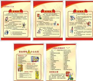 制度牌  消防 防火十法 灭火图片