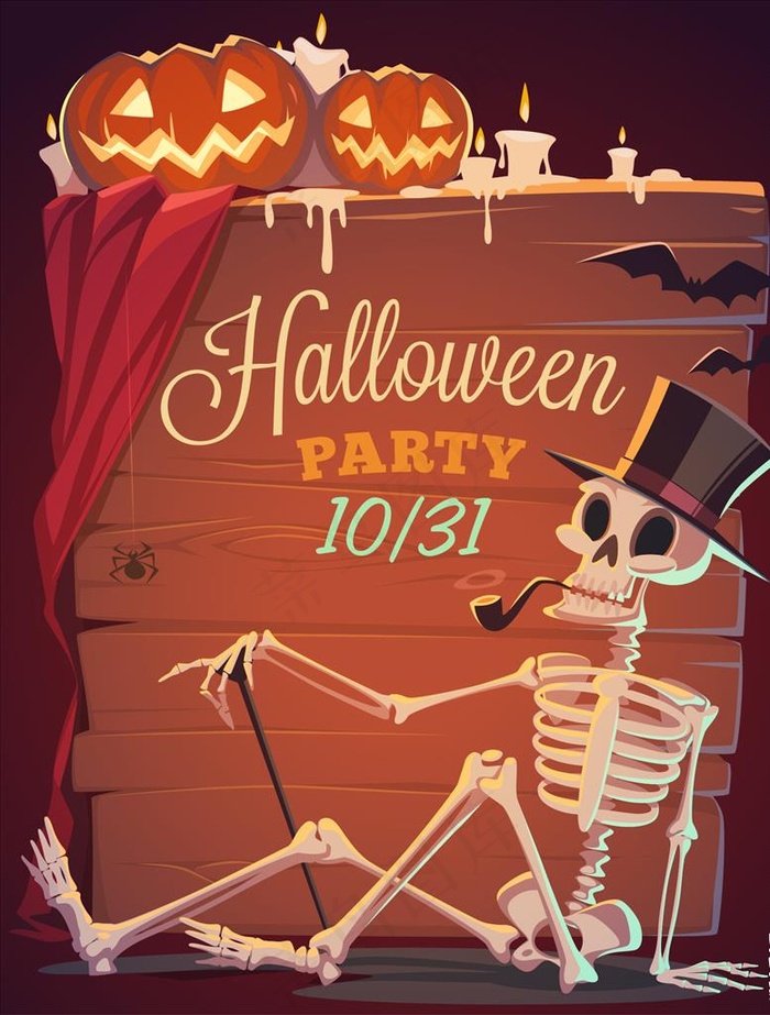 万圣节海报图片