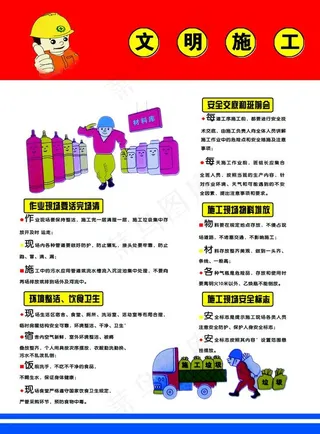 文明施工 安全常识图片
