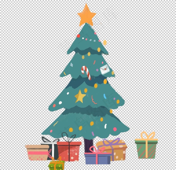 圣诞树素材图片