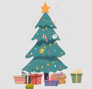 圣诞树素材图片