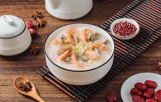 海鲜粥图片