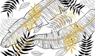 梦幻树叶背景图片