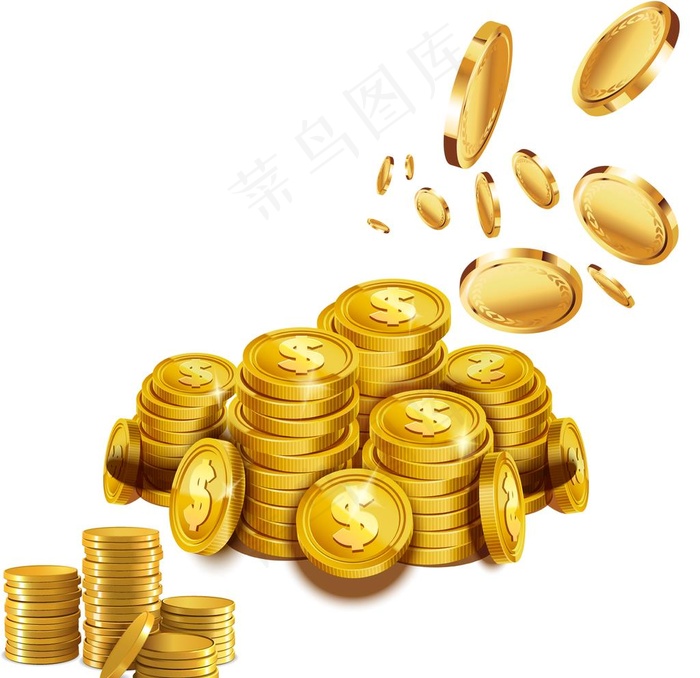 金币图片psd模版下载