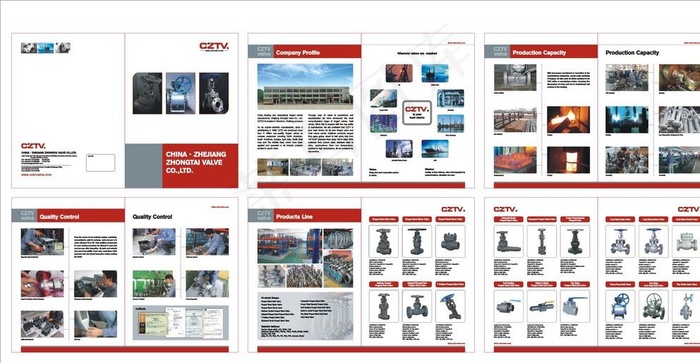 阀门画册设计图片
