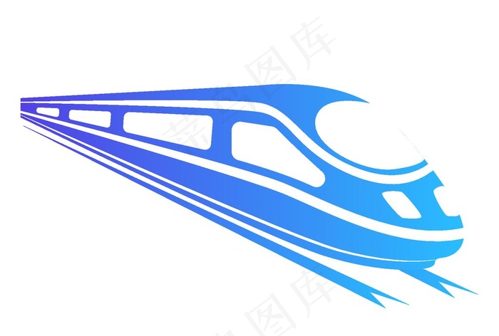 剪纸高铁剪影图片