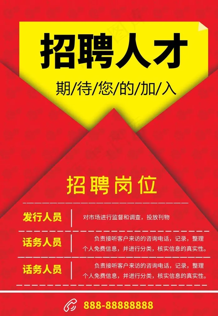 招聘图片(2303X3189(DPI:150))psd模版下载