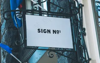 店铺招牌样机图片