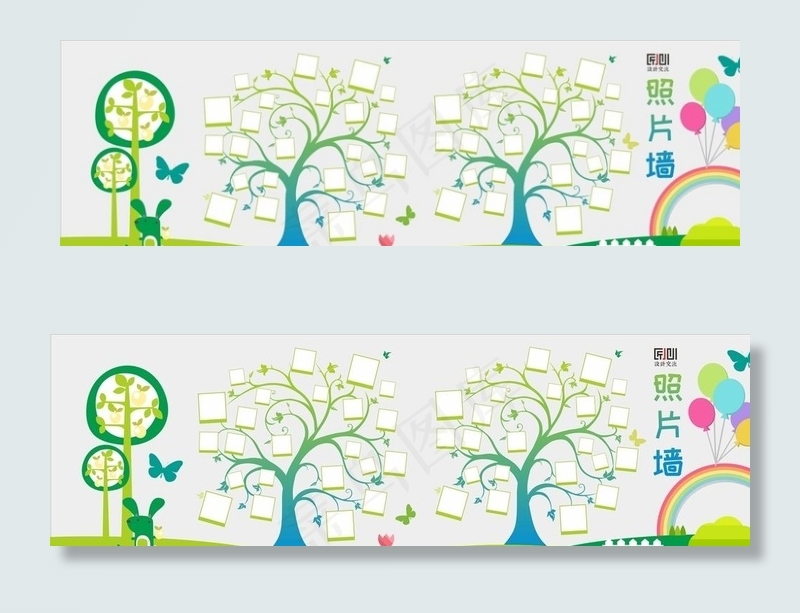 照片墙树图片