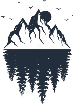 高山大树图片