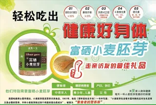 小麦胚芽宣传页图片