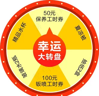 抽奖 幸运大转盘 抽奖活动图片