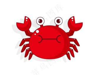 卡通螃蟹图片