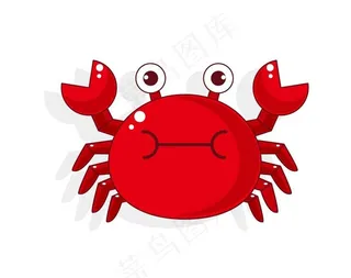 卡通螃蟹图片