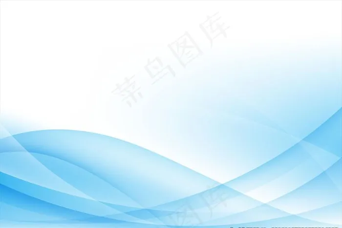 蓝色曲线图片ai矢量模版下载