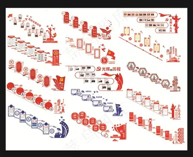 楼梯文化墙图片
