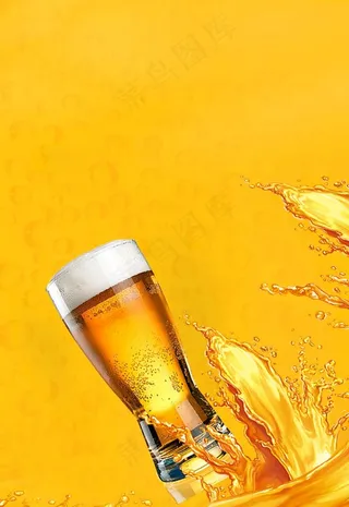 啤酒背景图片