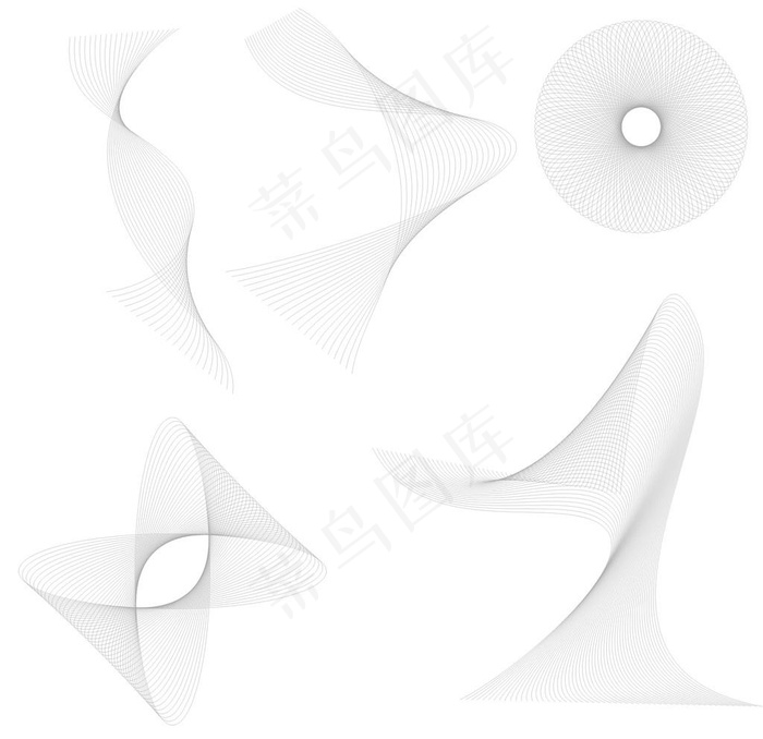矢量线条图片cdr矢量模版下载