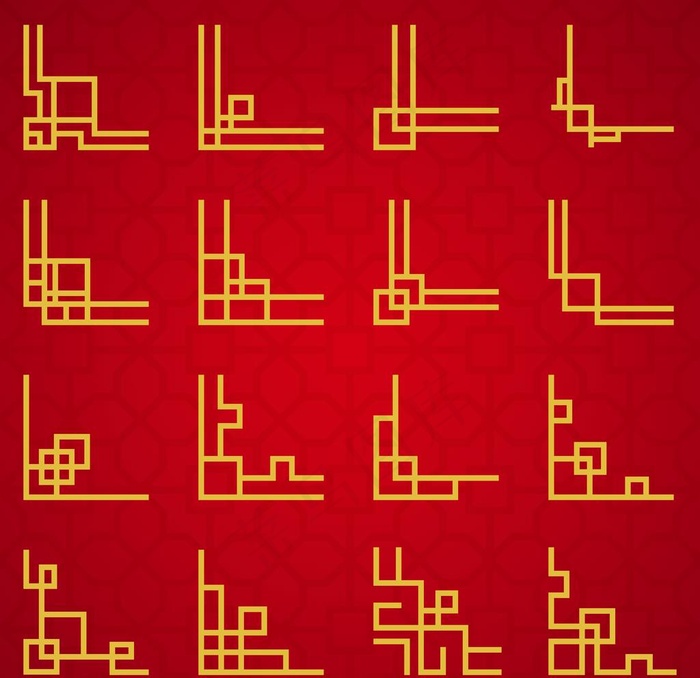古典边框图片eps,ai矢量模版下载
