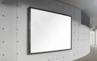 户外广告样机图片