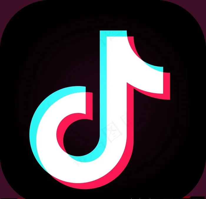 抖音LOGO图片psd模版下载