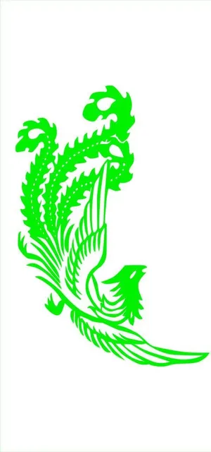 凤凰剪影 凤凰图片