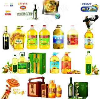 色拉油素材图片