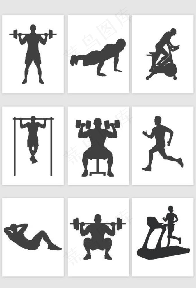健身海报图片