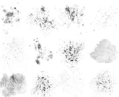 矢量粉尘喷溅图片