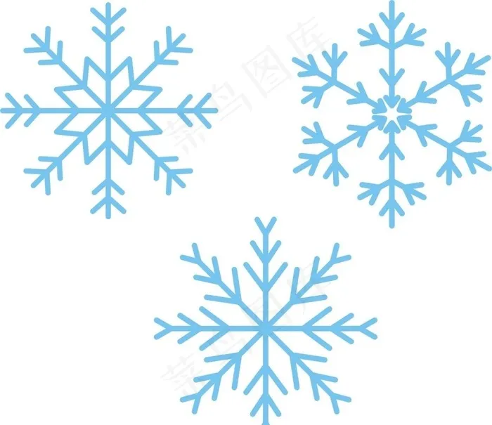 雪花图片cdr矢量模版下载