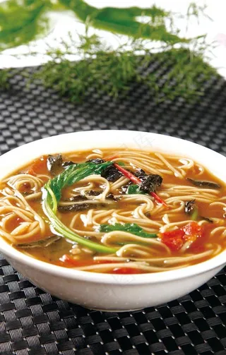 芝麻叶杂面条图片