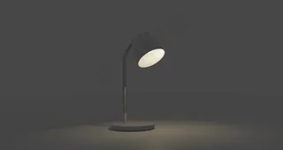 简约台灯桌面背景图片