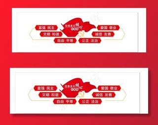 *核心价值观文化墙图片