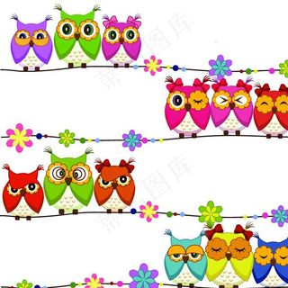 可爱 猫头鹰图片