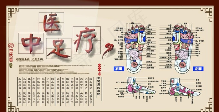 足疗图片psd模版下载