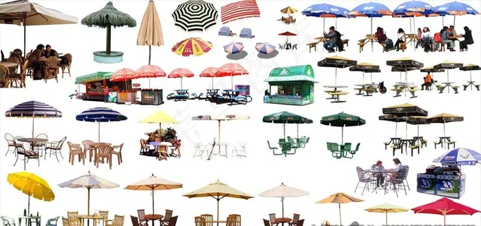 太阳伞 休闲商务伞 免扣素材图片