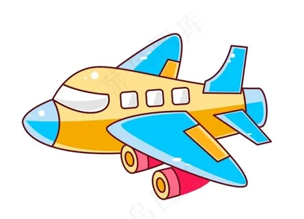 卡通飞机图片