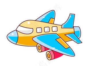 卡通飞机图片